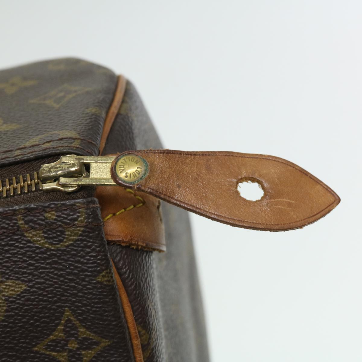 LOUIS VUITTON Monogram Speedy 35 Hand Bag M41524 LV 32185
