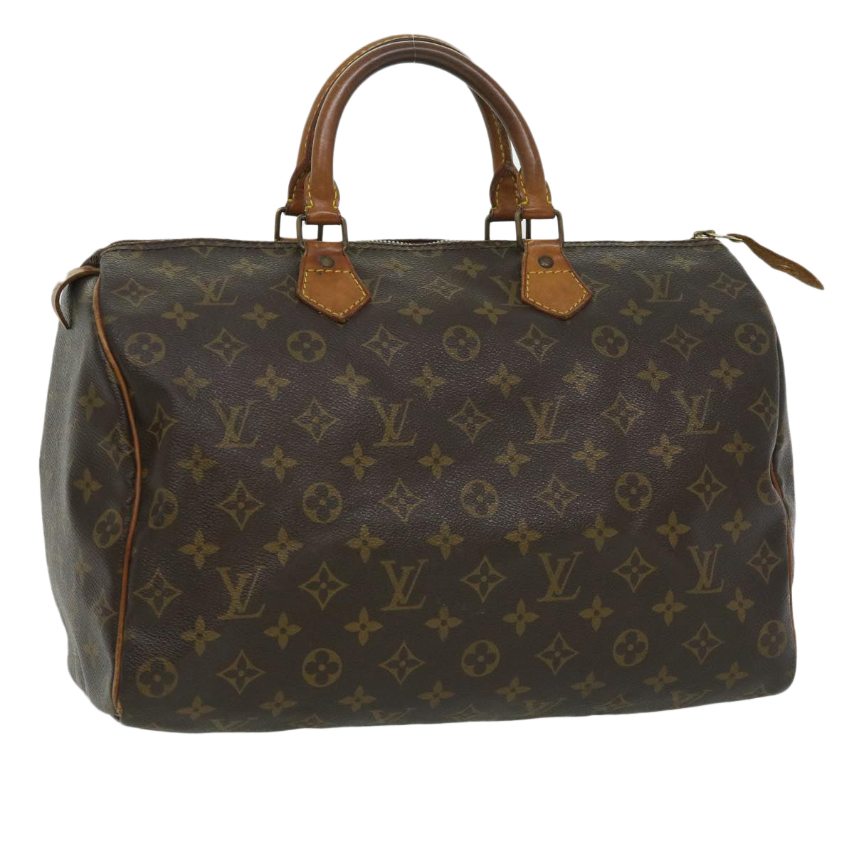 LOUIS VUITTON Monogram Speedy 35 Hand Bag M41524 LV 32185