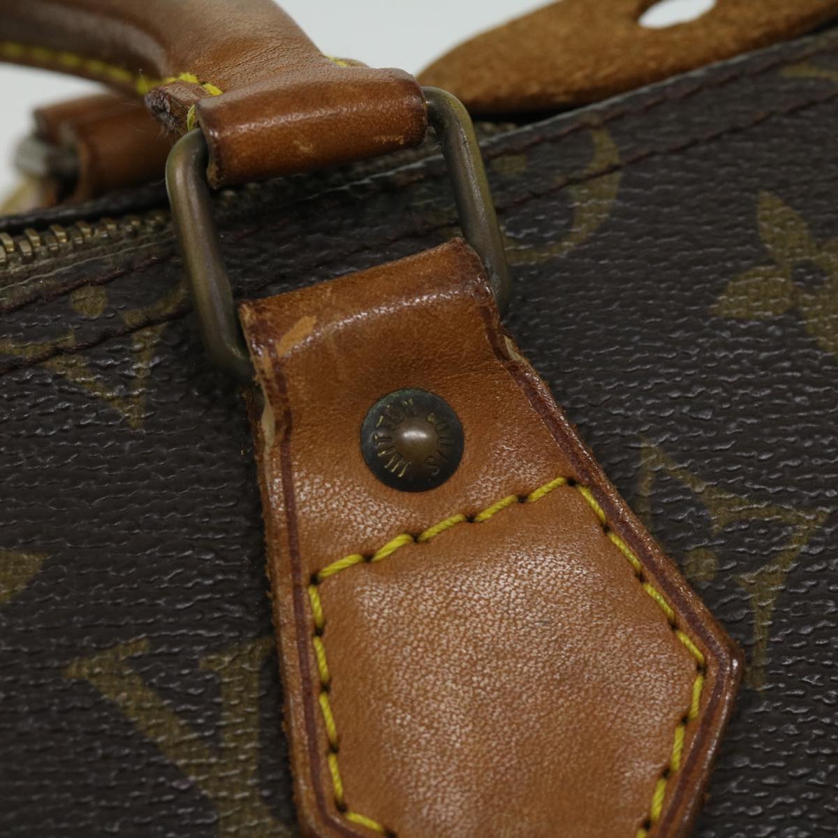 LOUIS VUITTON Monogram Speedy 35 Hand Bag M41524 LV 32185