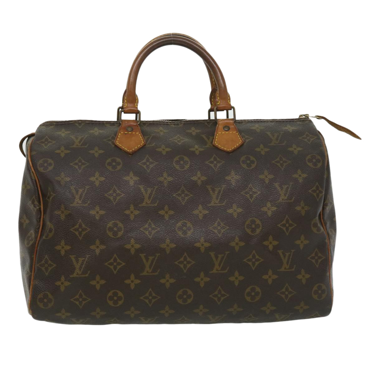 LOUIS VUITTON Monogram Speedy 35 Hand Bag M41524 LV 32185