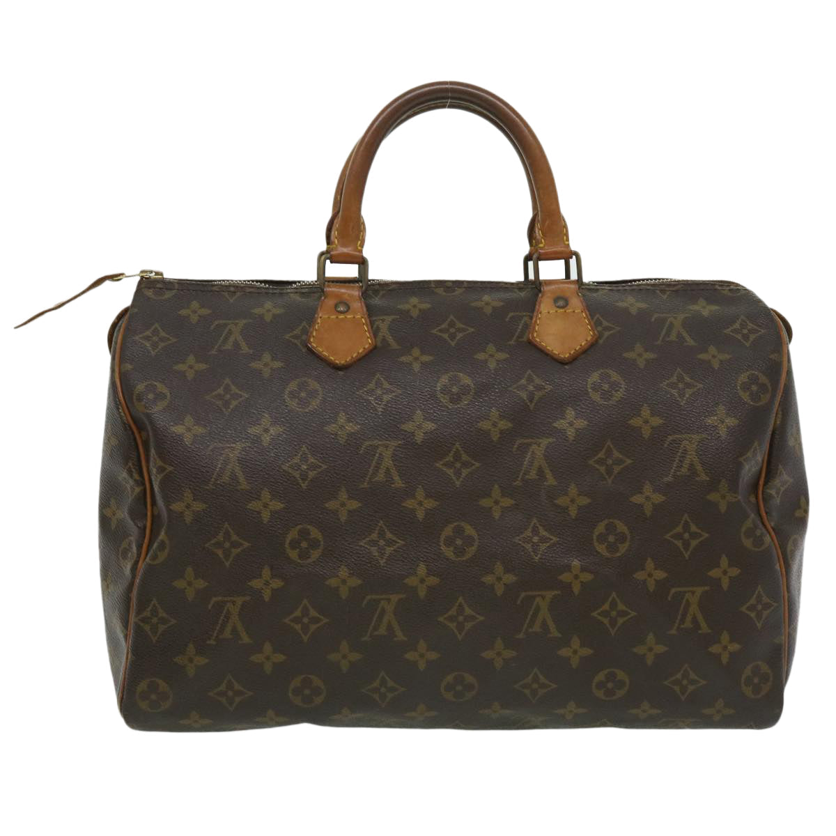LOUIS VUITTON Monogram Speedy 35 Hand Bag M41524 LV 32185
