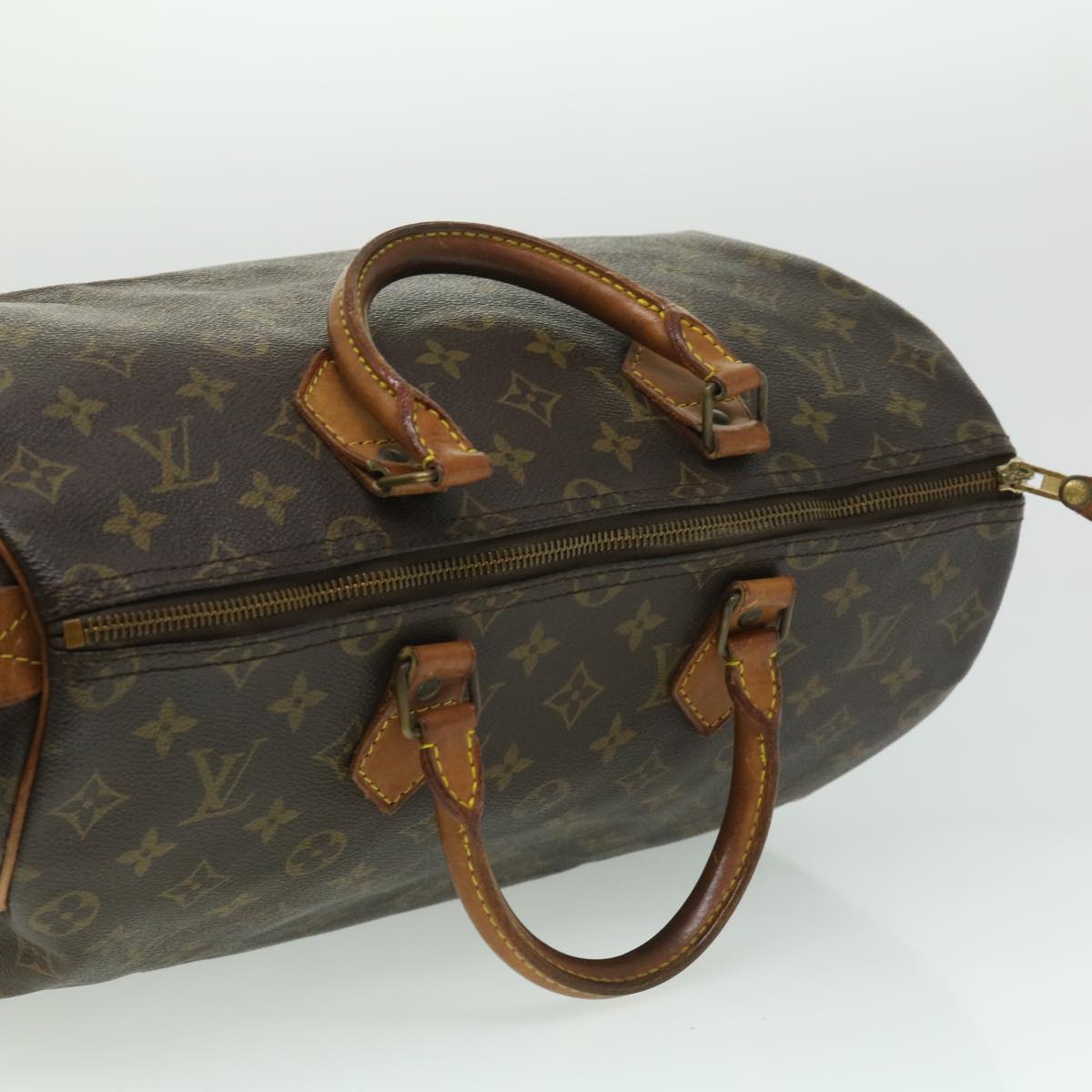 LOUIS VUITTON Monogram Speedy 35 Hand Bag M41524 LV 32185