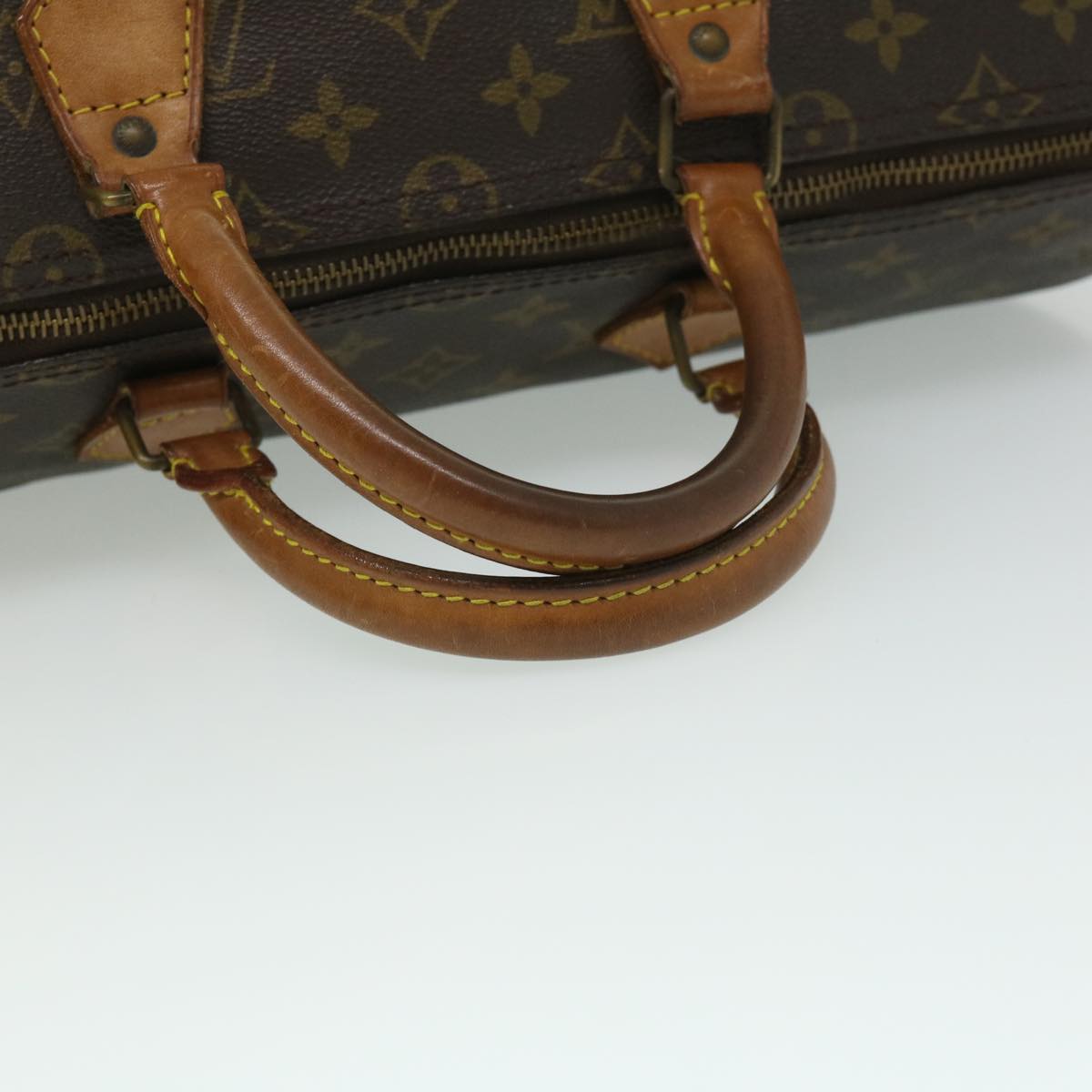 LOUIS VUITTON Monogram Speedy 35 Hand Bag M41524 LV 32185