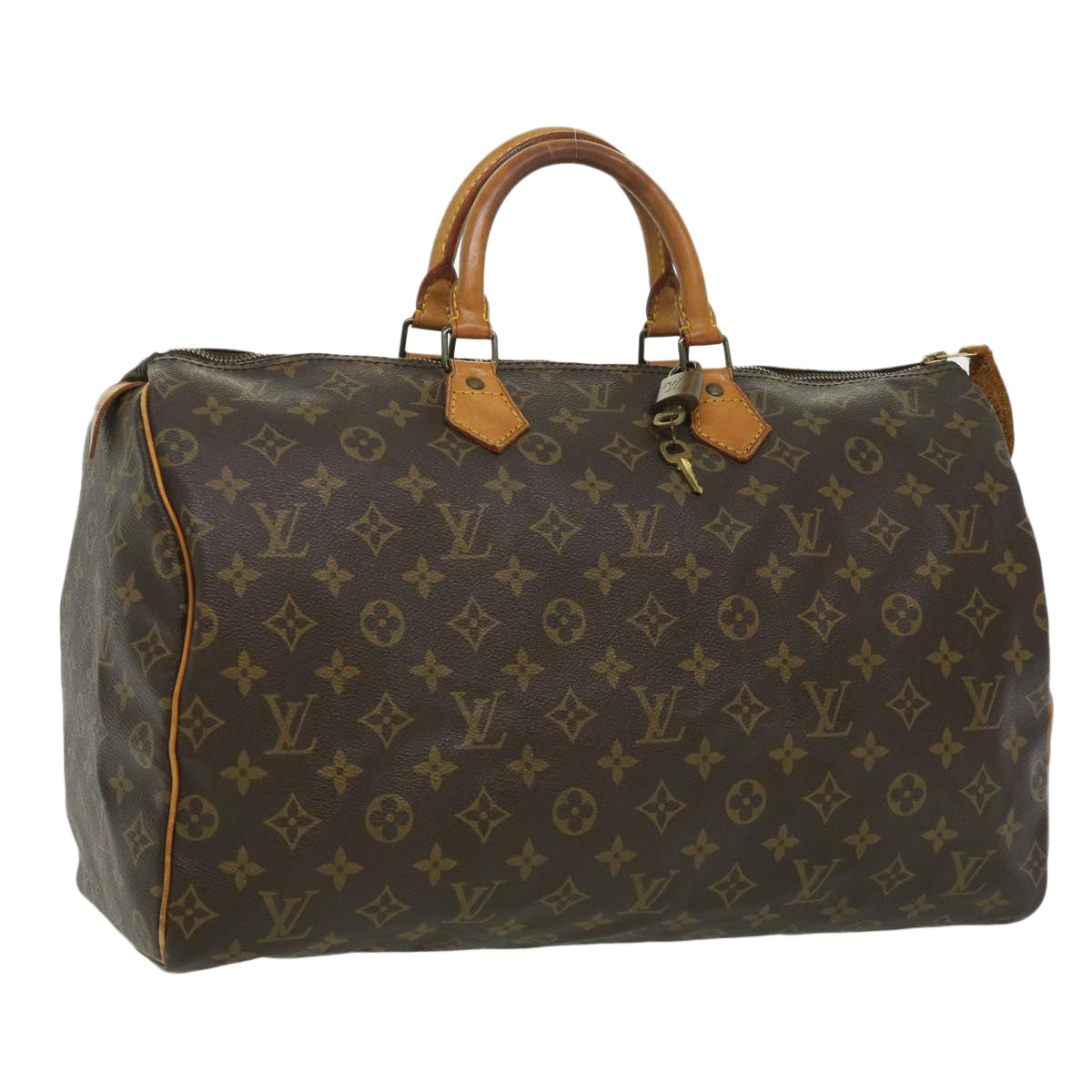LOUIS VUITTON Monogram Speedy 40 Hand Bag M41522 LV 32186