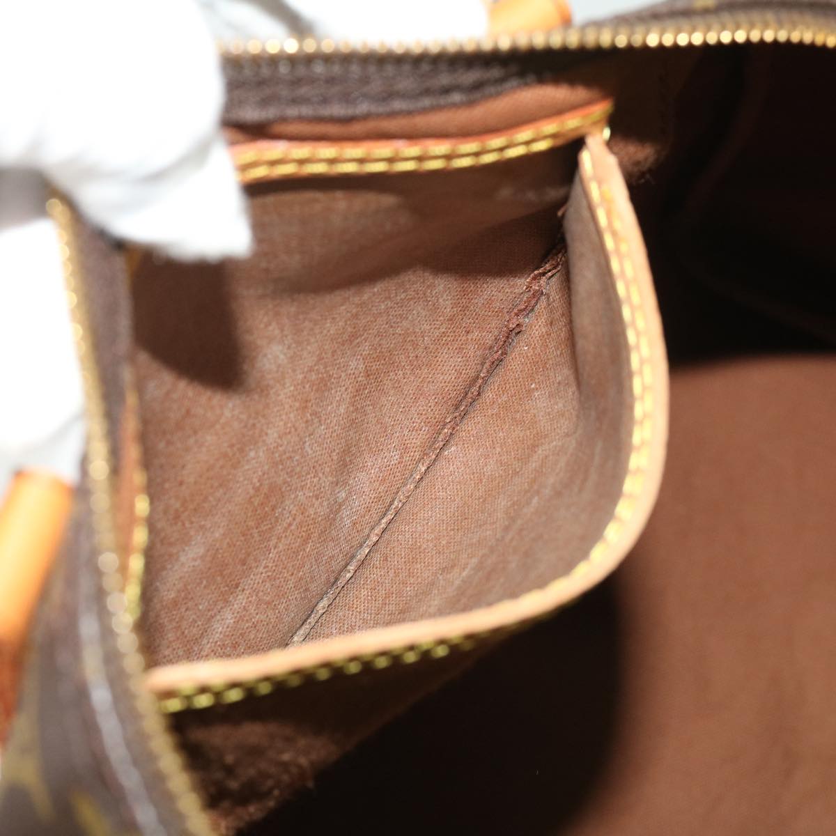 LOUIS VUITTON Monogram Speedy 40 Hand Bag M41522 LV 32186