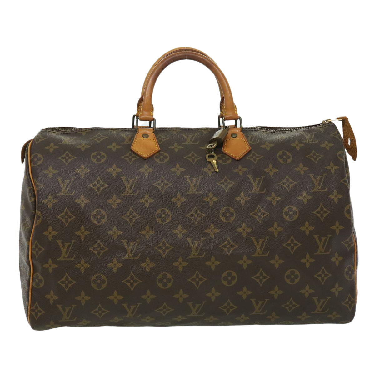 LOUIS VUITTON Monogram Speedy 40 Hand Bag M41522 LV 32186