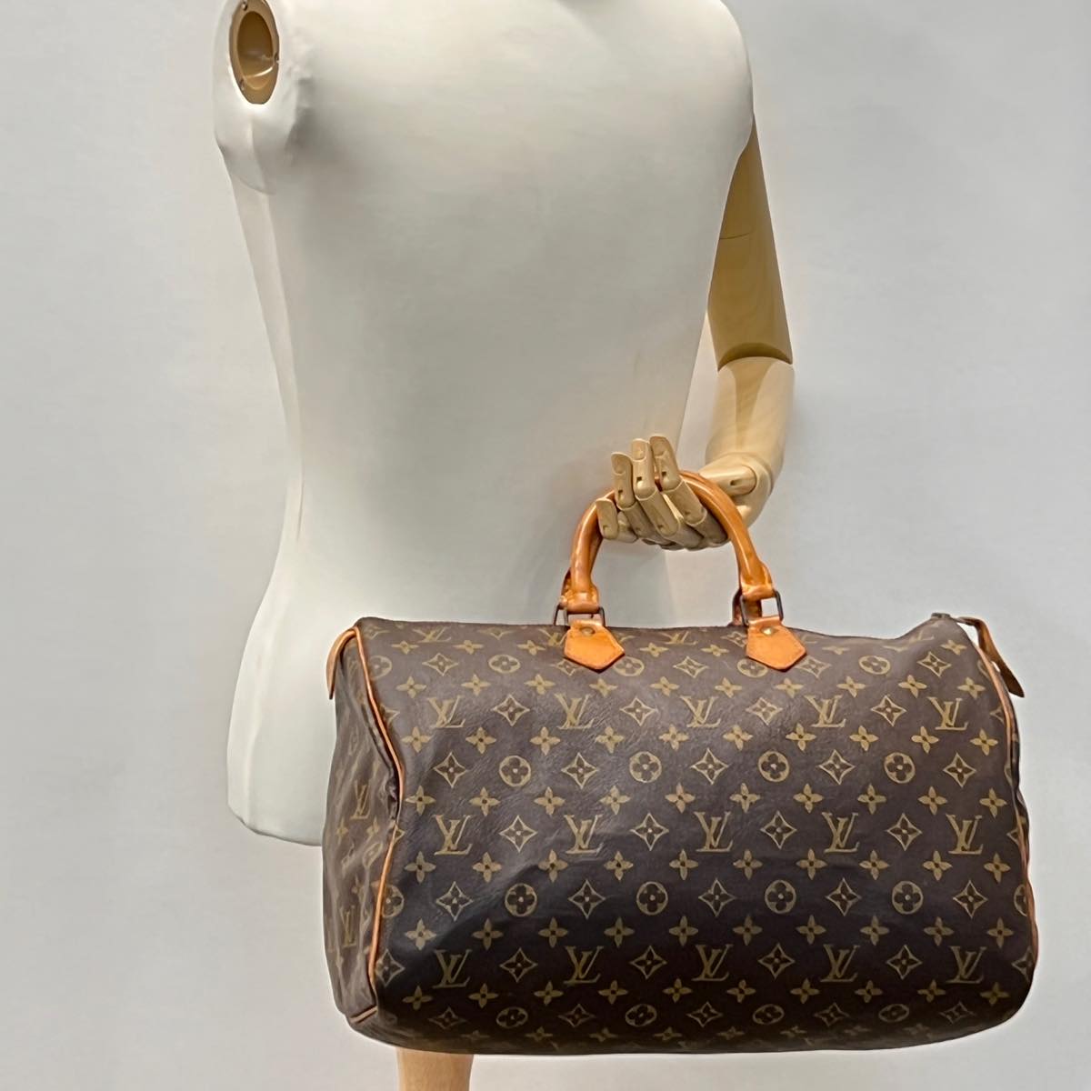 LOUIS VUITTON Monogram Speedy 40 Hand Bag M41522 LV 32187