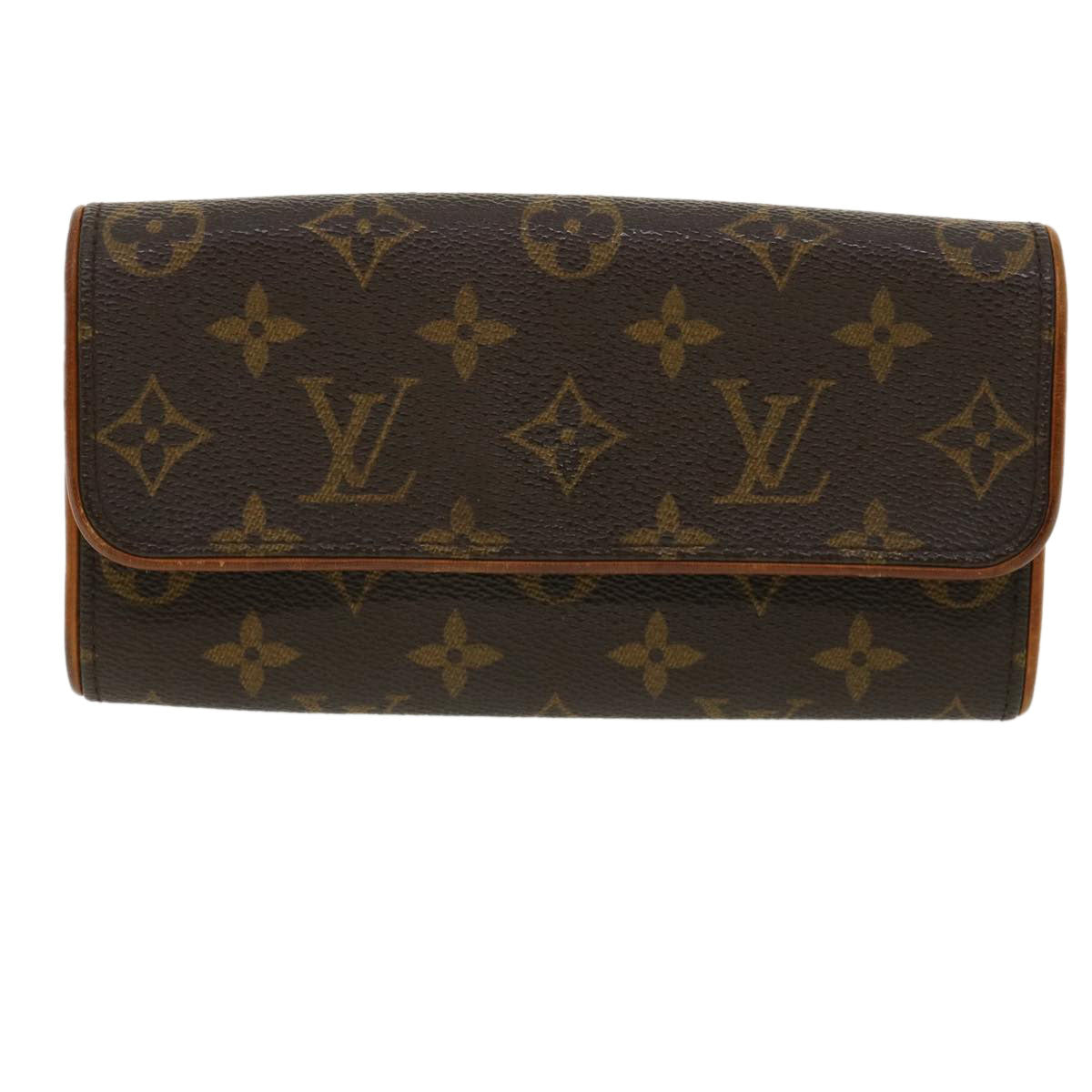 LOUIS VUITTON Monogram Pochette Twin PM Shoulder Bag M51854 LV 32231