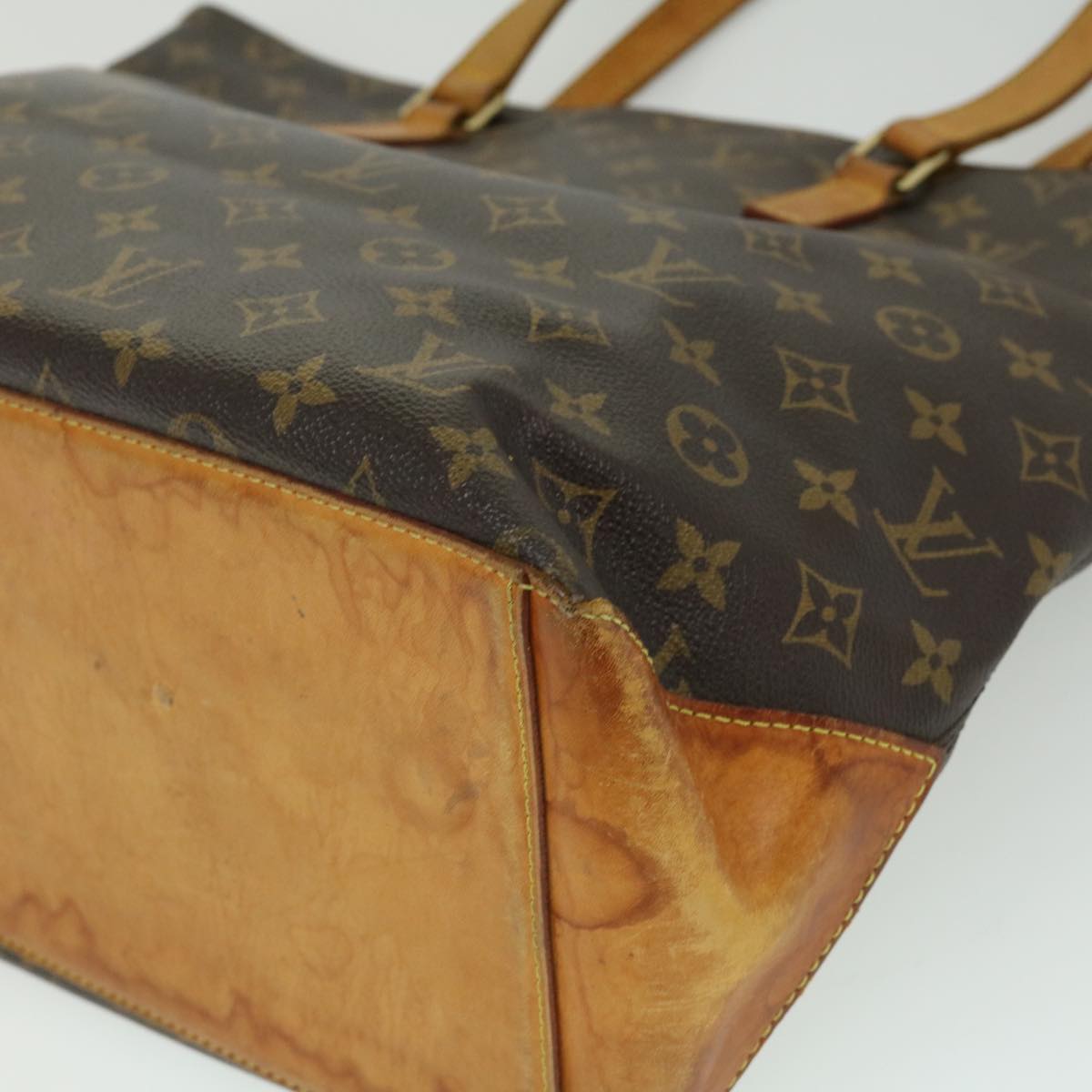 LOUIS VUITTON Monogram Cabas Mezzo Tote Bag M51151 LV 32280