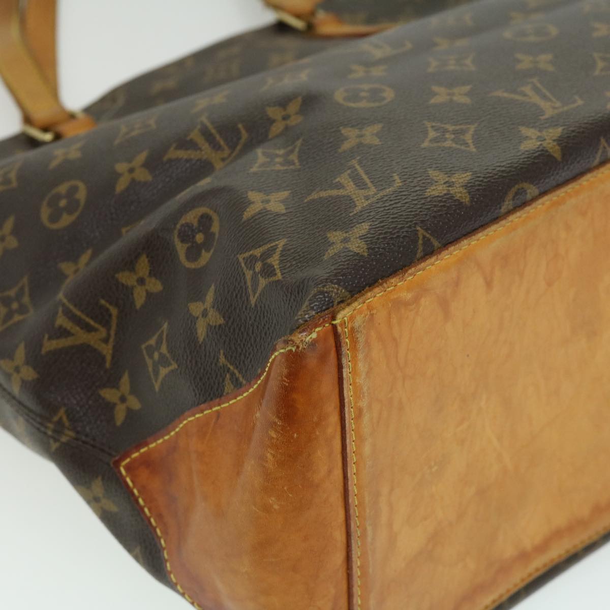 LOUIS VUITTON Monogram Cabas Mezzo Tote Bag M51151 LV 32280