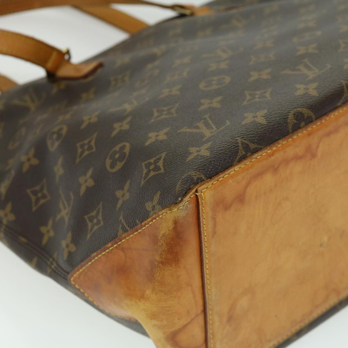LOUIS VUITTON Monogram Cabas Mezzo Tote Bag M51151 LV 32280