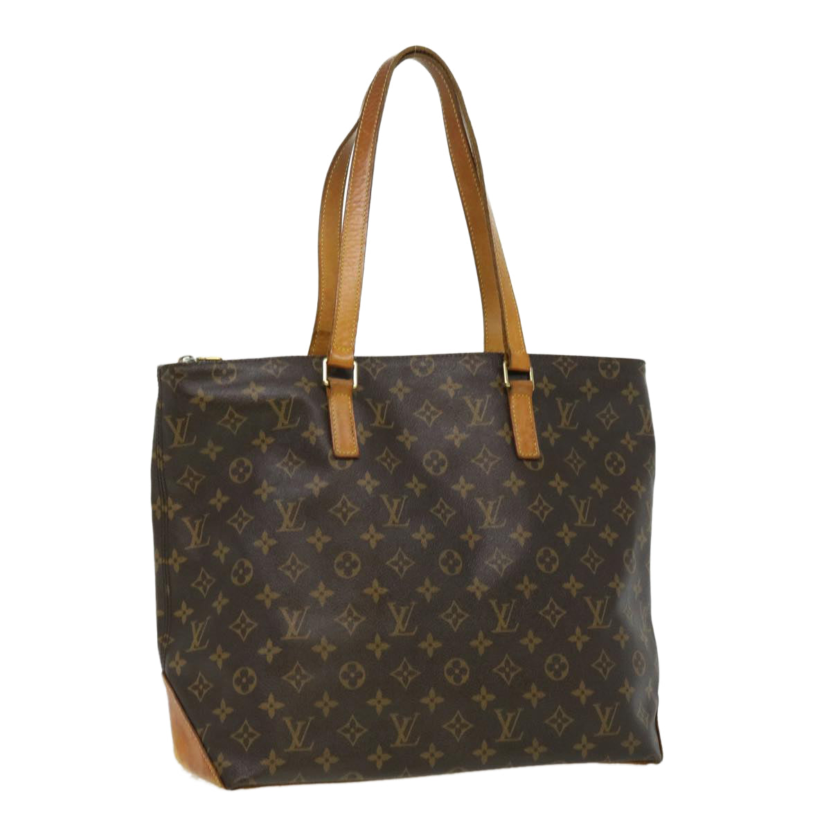 LOUIS VUITTON Monogram Cabas Mezzo Tote Bag M51151 LV 32280