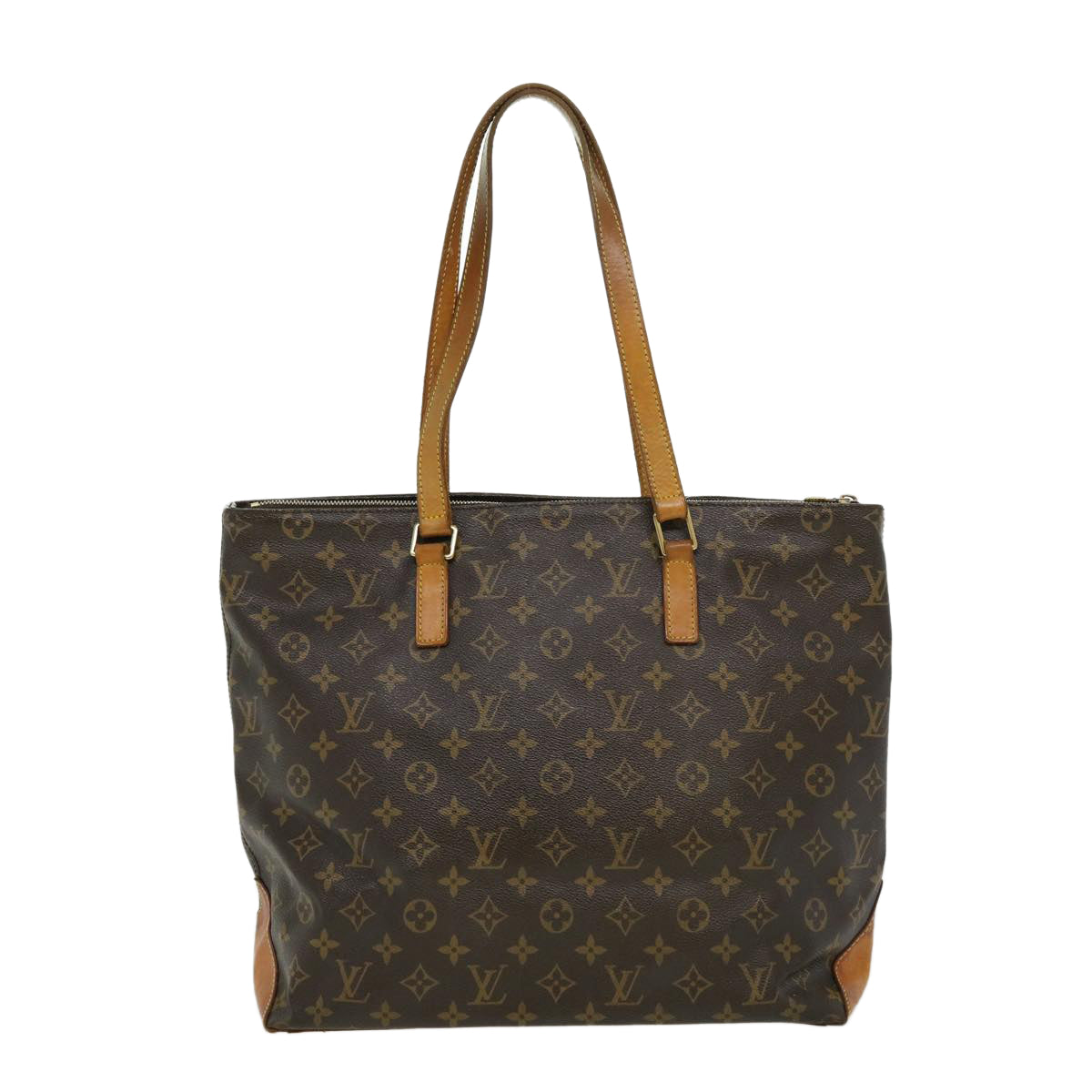 LOUIS VUITTON Monogram Cabas Mezzo Tote Bag M51151 LV 32280
