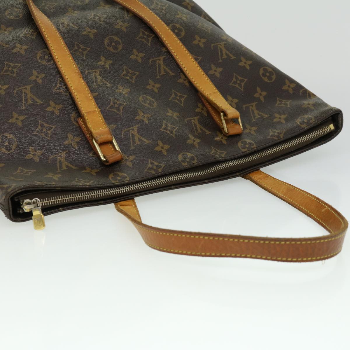 LOUIS VUITTON Monogram Cabas Mezzo Tote Bag M51151 LV 32280