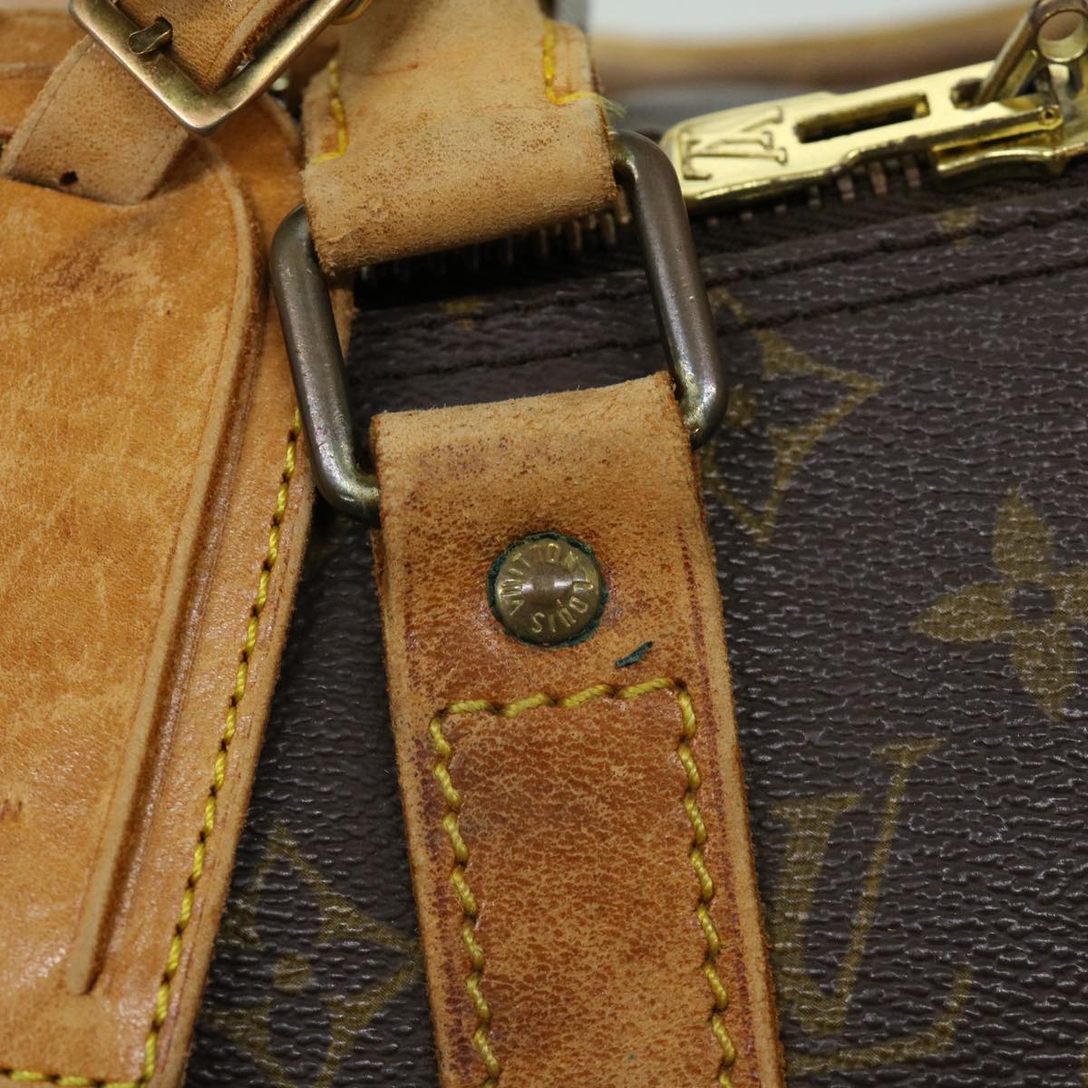 LOUIS VUITTON Monogram Keepall 45 Boston Bag M41428 LV 32296