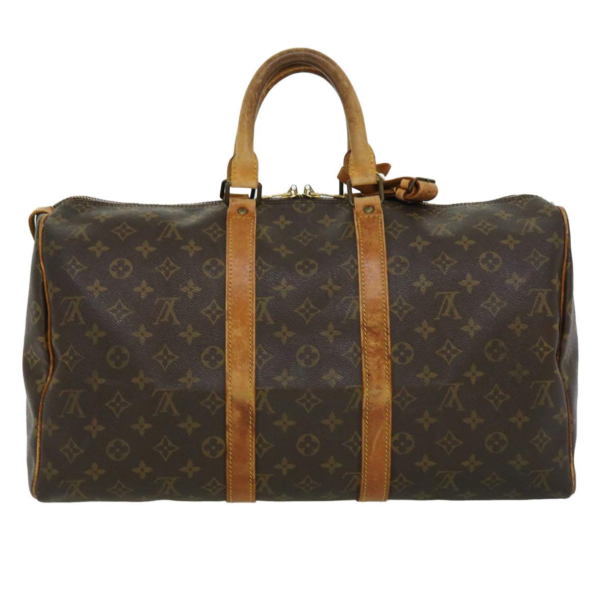 LOUIS VUITTON Monogram Keepall 45 Boston Bag M41428 LV 32296