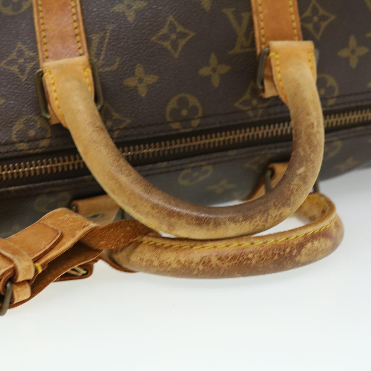LOUIS VUITTON Monogram Keepall 45 Boston Bag M41428 LV 32296