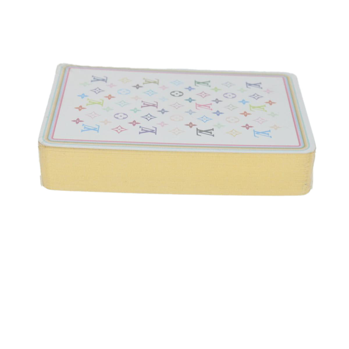 LOUIS VUITTON Multicolor Playing Cards VIP only White Black LV 32323A
