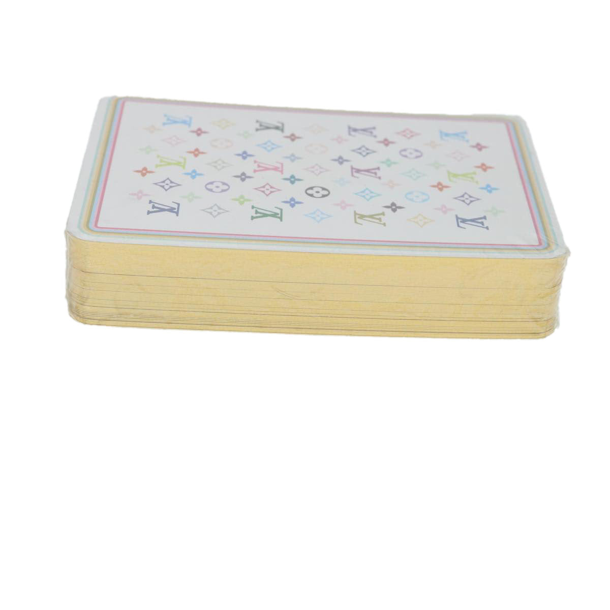 LOUIS VUITTON Multicolor Playing Cards VIP only White Black LV 32323A
