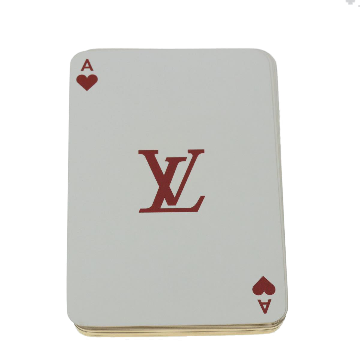 LOUIS VUITTON Multicolor Playing Cards VIP only White Black LV 32323A