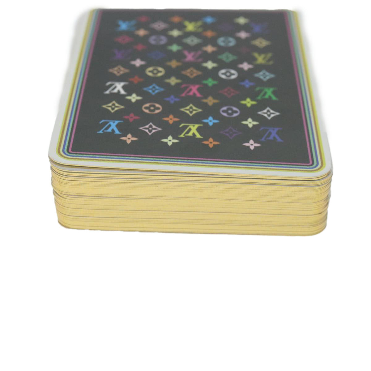 LOUIS VUITTON Multicolor Playing Cards VIP only White Black LV 32323A