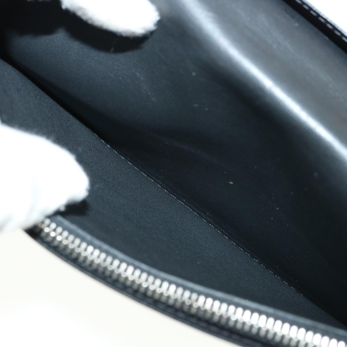 LOUIS VUITTON Damier Anfini Portefeuille Brazza Wallet Black N63010 32380