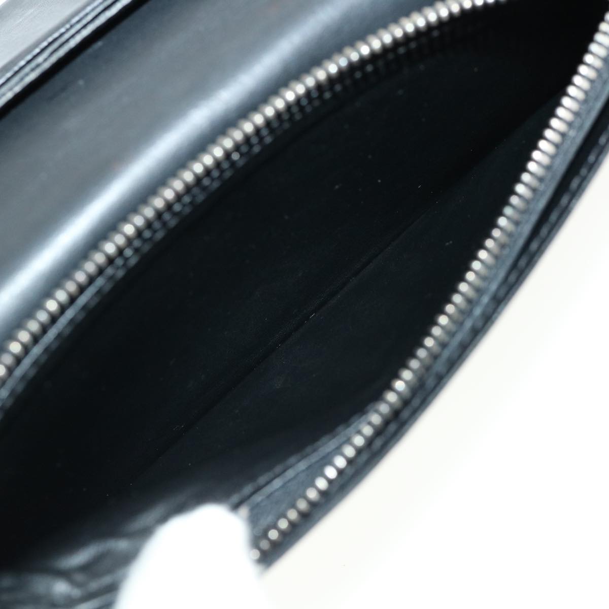 LOUIS VUITTON Damier Anfini Portefeuille Brazza Wallet Black N63010 32380