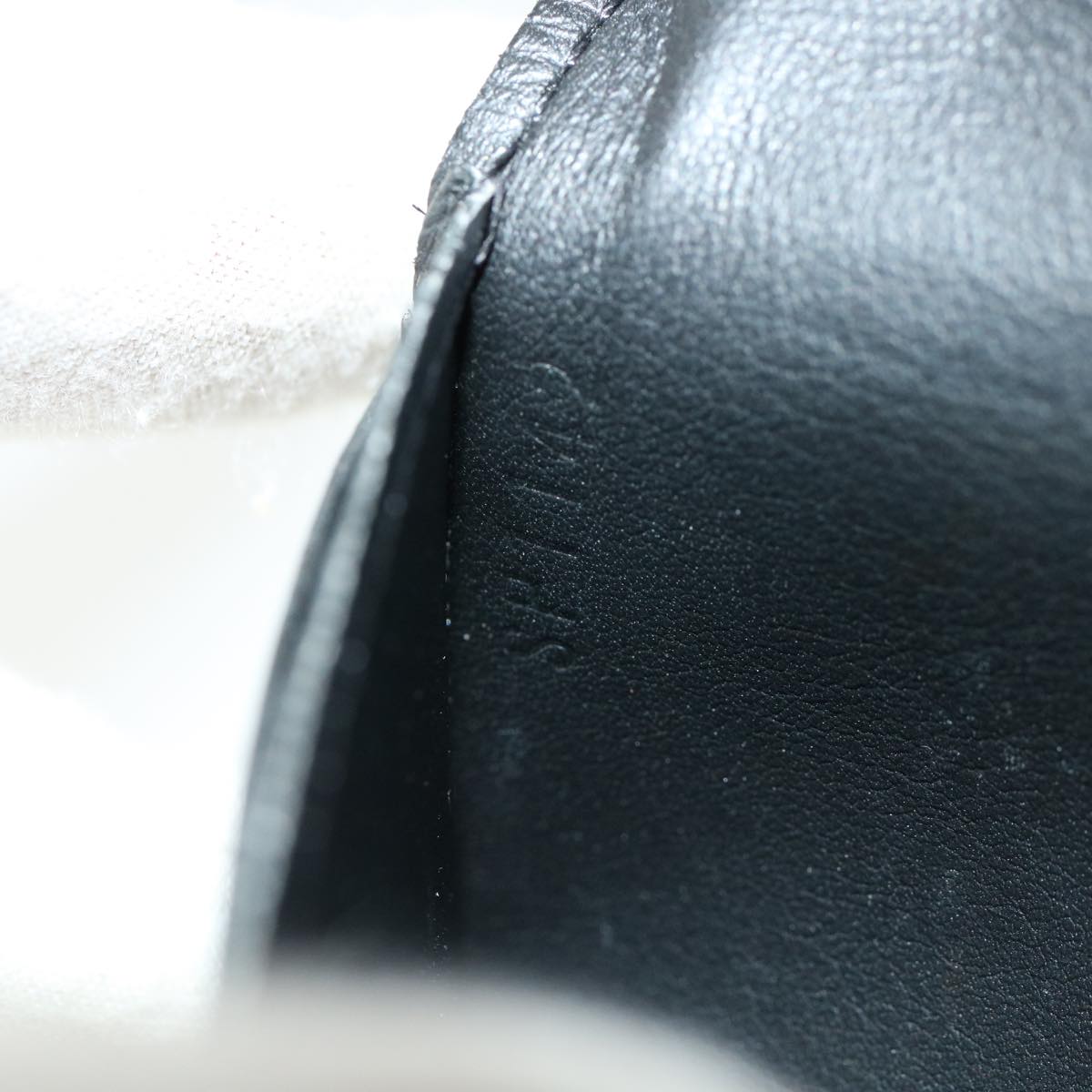 LOUIS VUITTON Damier Anfini Portefeuille Brazza Wallet Black N63010 32380