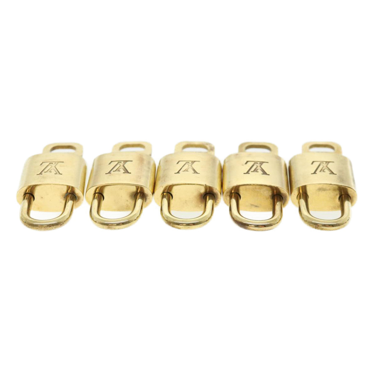 LOUIS VUITTON Padlock 10set Padlock Gold Tone LV 32412