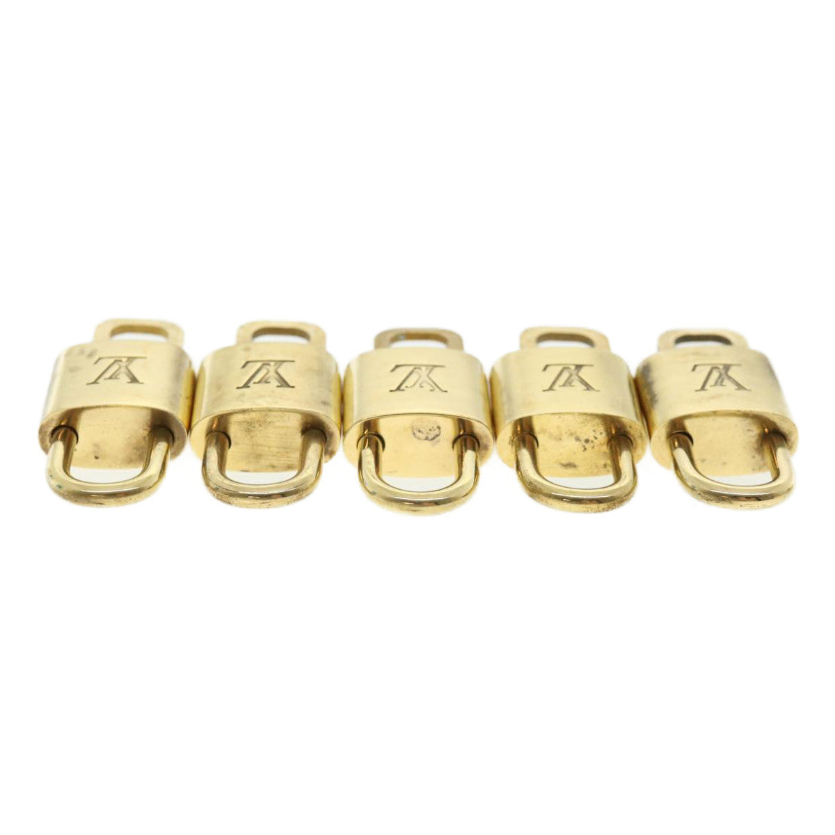 LOUIS VUITTON Padlock 10set Padlock Gold Tone LV 32413