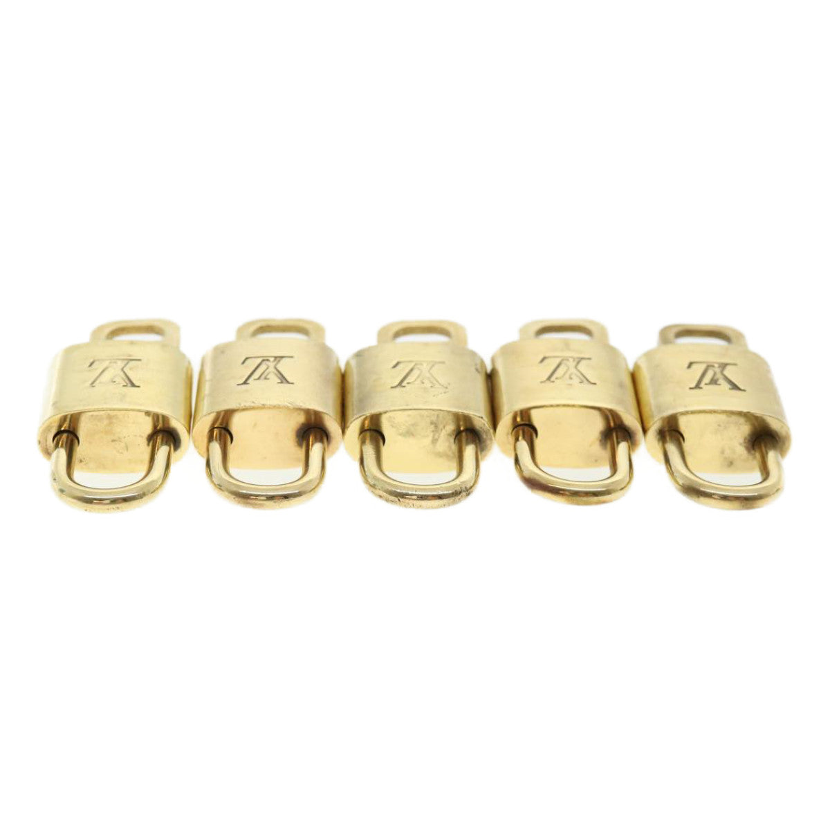 LOUIS VUITTON Padlock 10set Padlock Gold Tone LV 32414