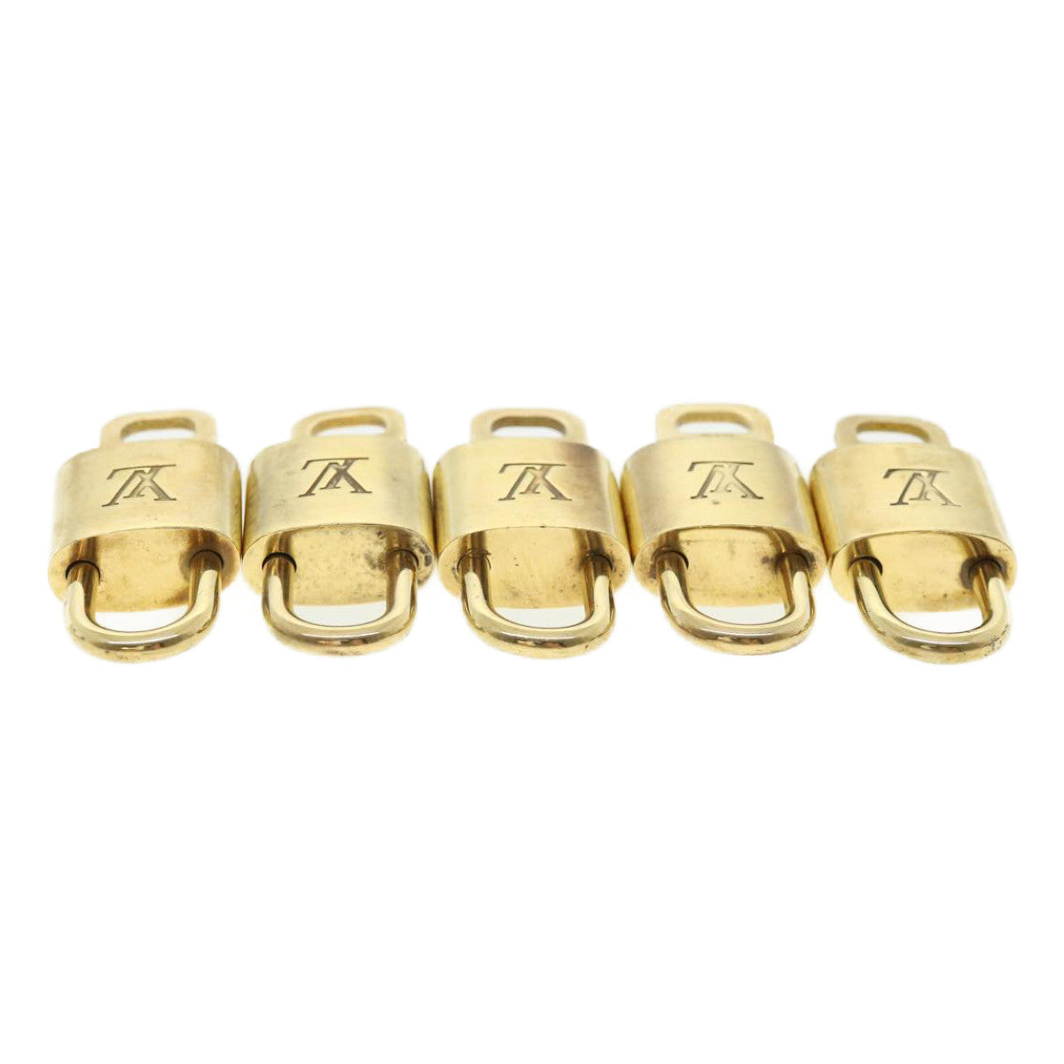 LOUIS VUITTON Padlock 10set Padlock Gold Tone LV 32414