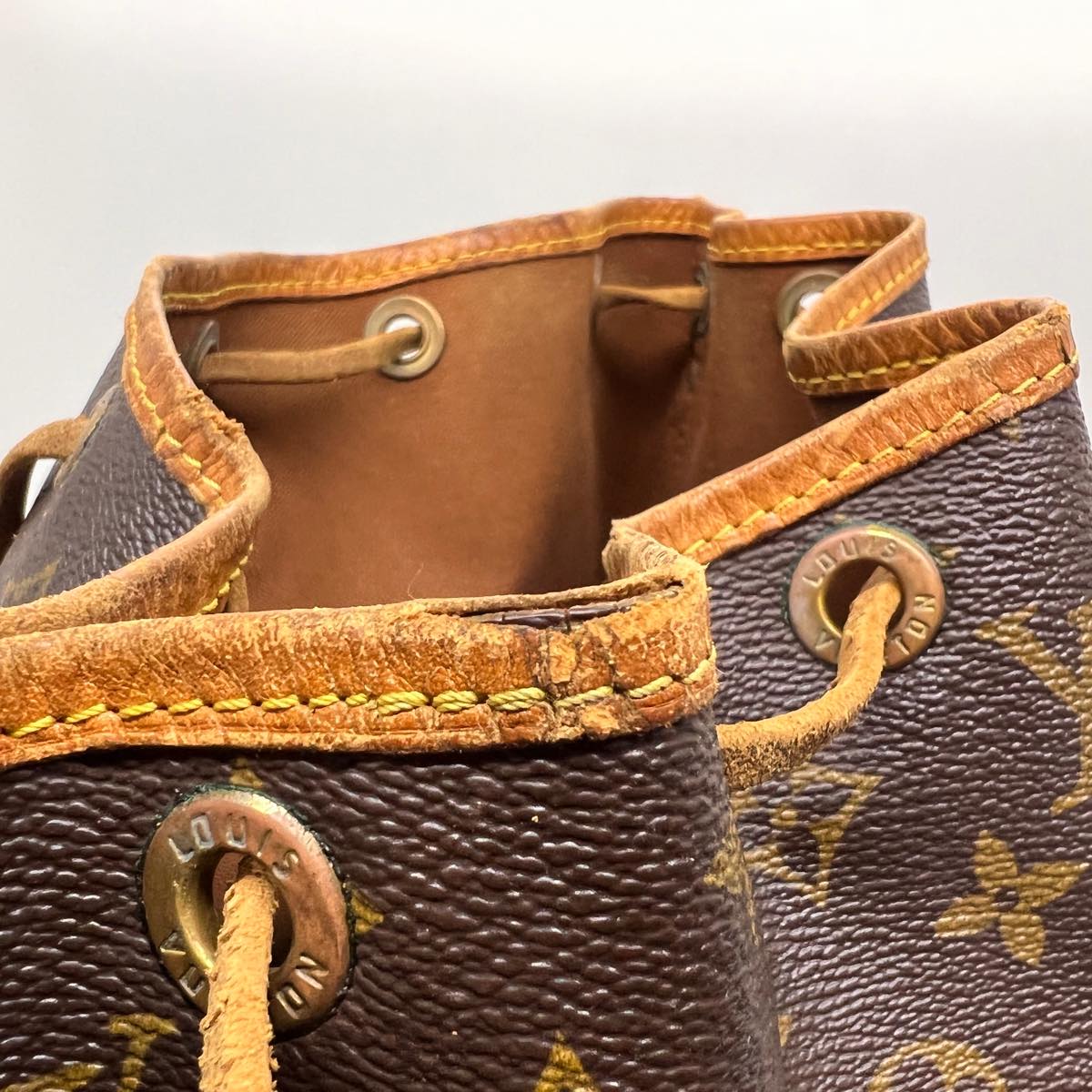 LOUIS VUITTON Monogram Petit Noe Shoulder Bag M42226 LV 32428