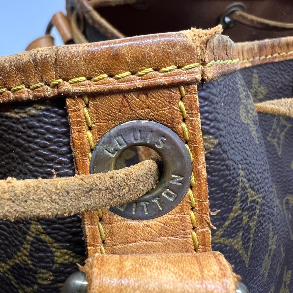 LOUIS VUITTON Monogram Petit Noe Shoulder Bag M42226 LV 32428