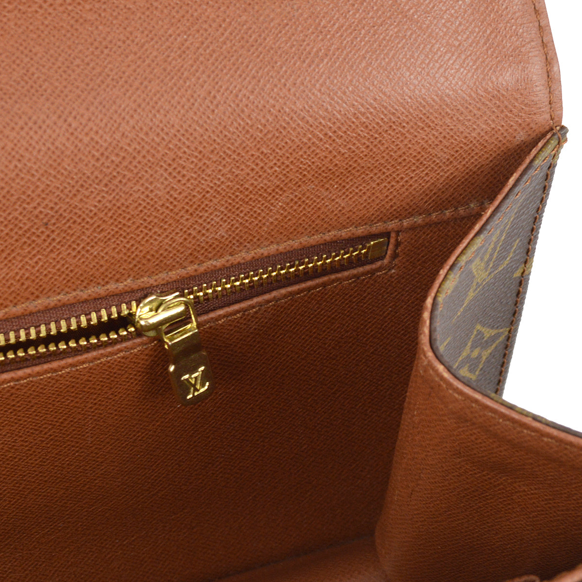 Louis Vuitton 1990 Monogram Pochette Dam GM Clutch Handbag M51810