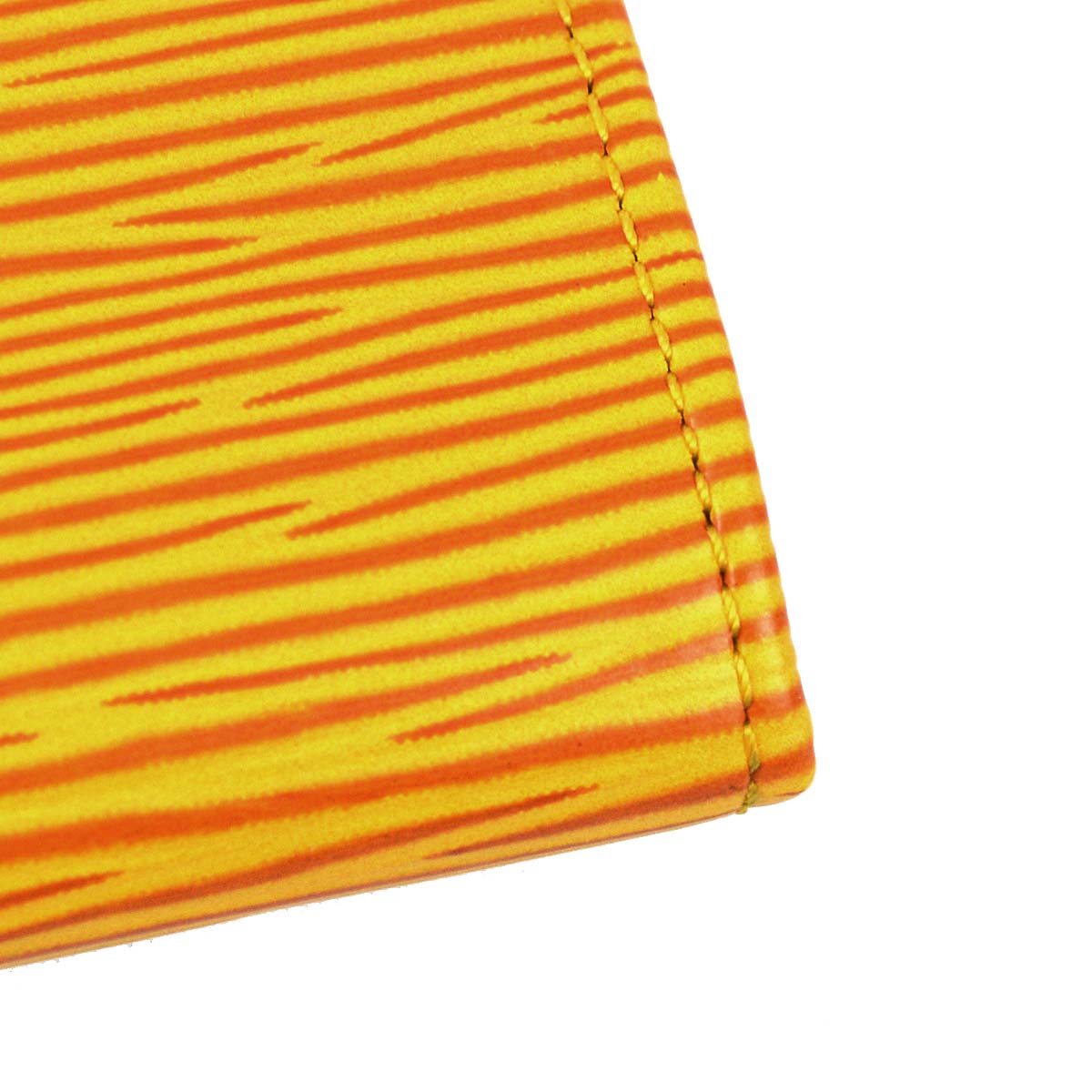 Louis Vuitton 2002 Yellow Epi Porte Mannaie Simple Coin Purse Wallet M63419