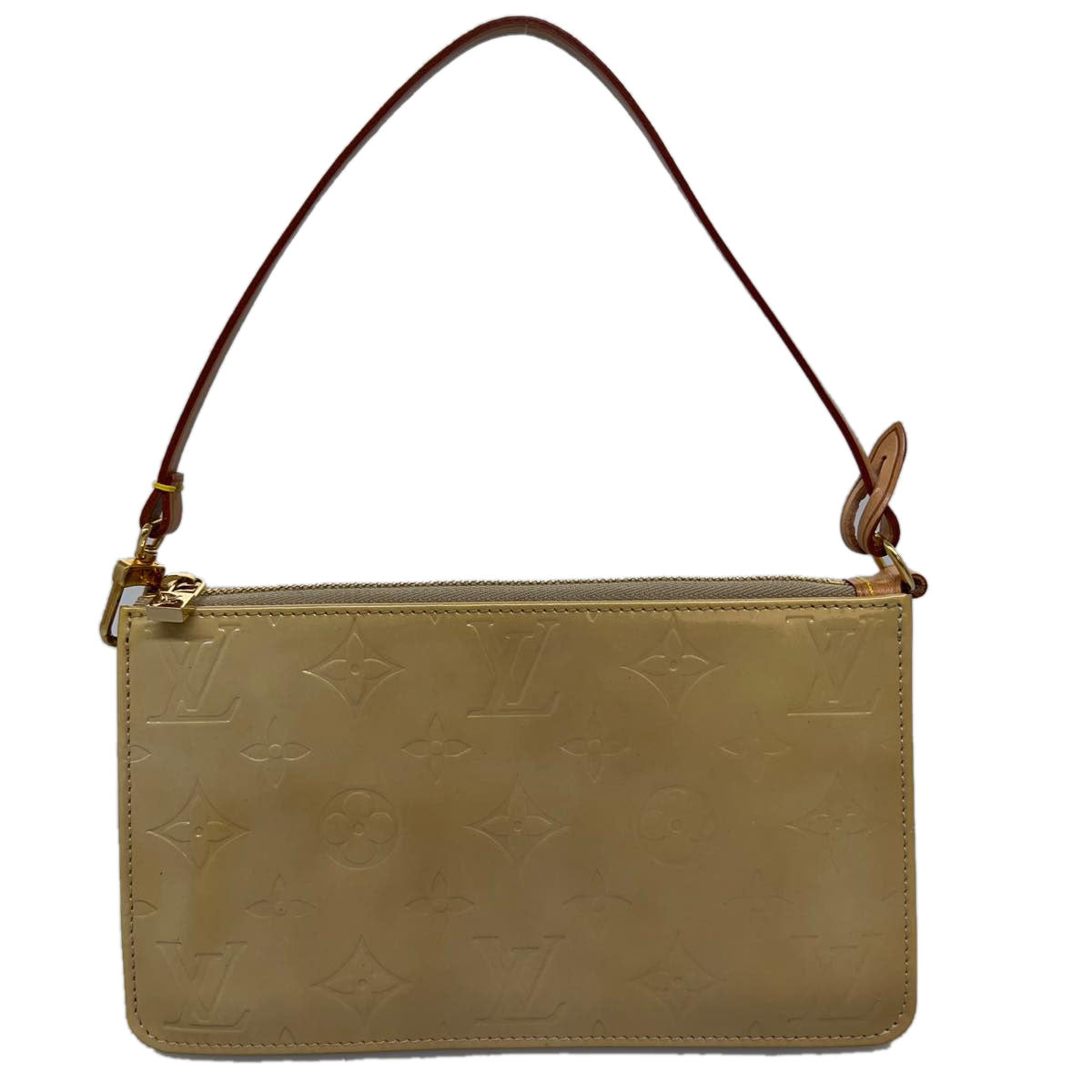 LOUIS VUITTON Monogram Vernis Lexington AccessoryPouch Beige M91010 32582
