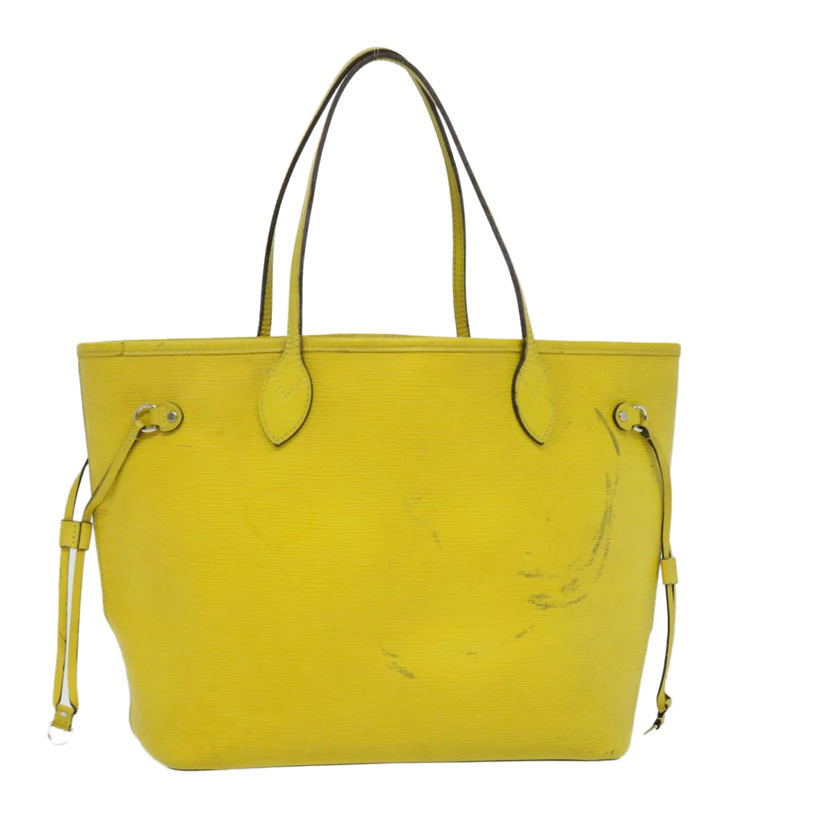 LOUIS VUITTON Epi Neverfull MM Tote Bag Yellow M40956 LV 32590