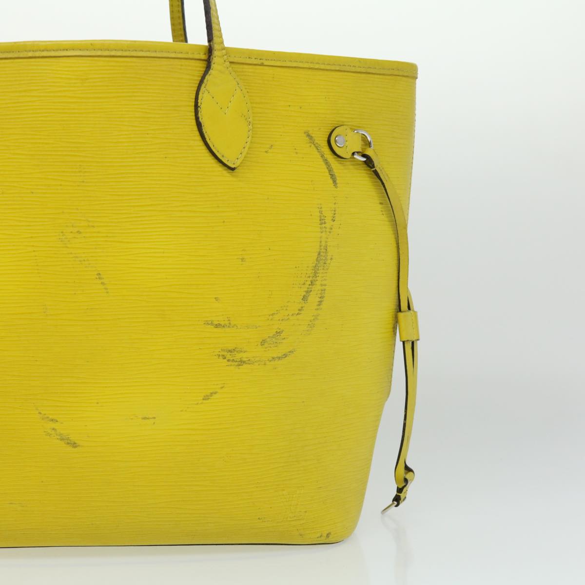 LOUIS VUITTON Epi Neverfull MM Tote Bag Yellow M40956 LV 32590