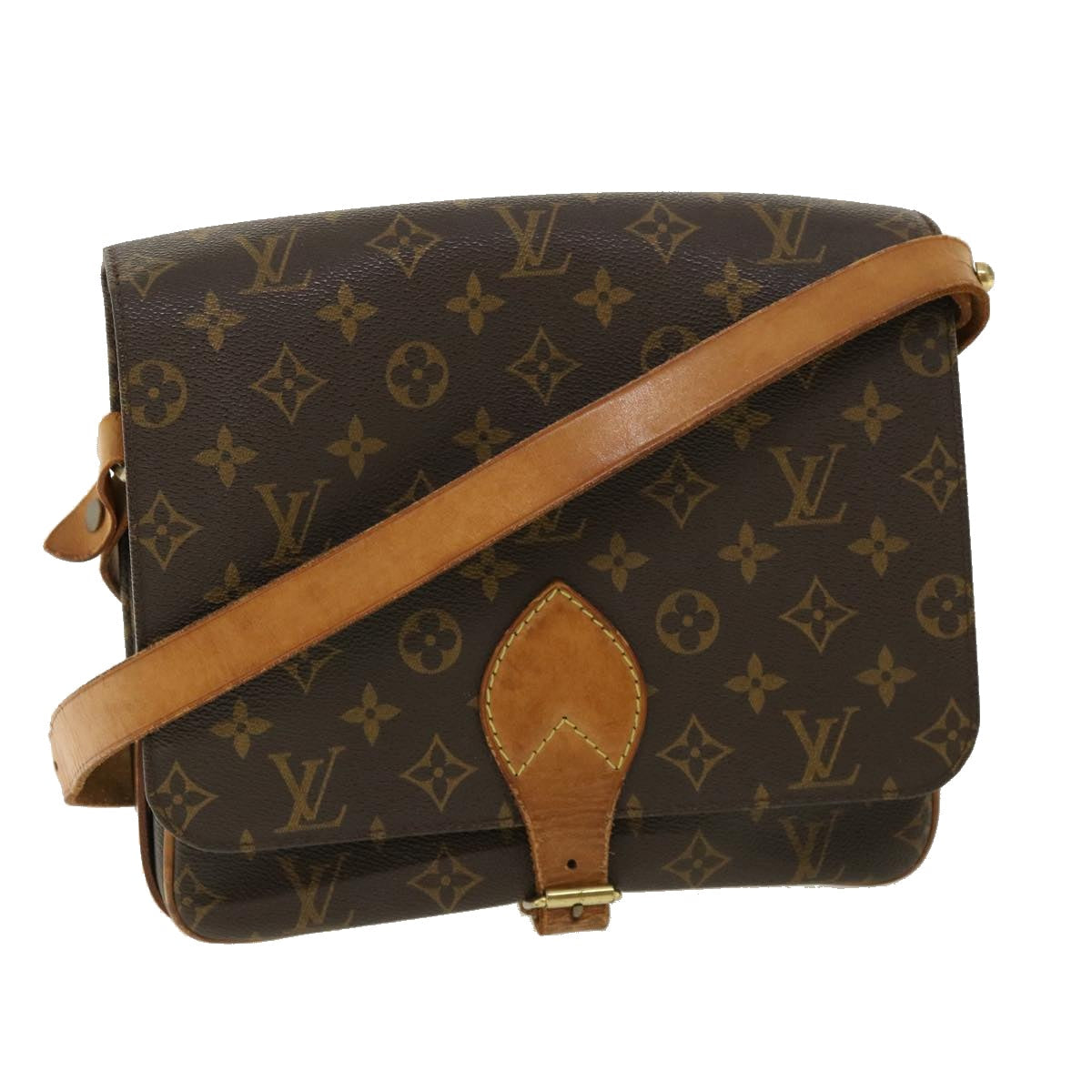 LOUIS VUITTON Monogram Cartouchiere GM Shoulder Bag M51252 LV 32723