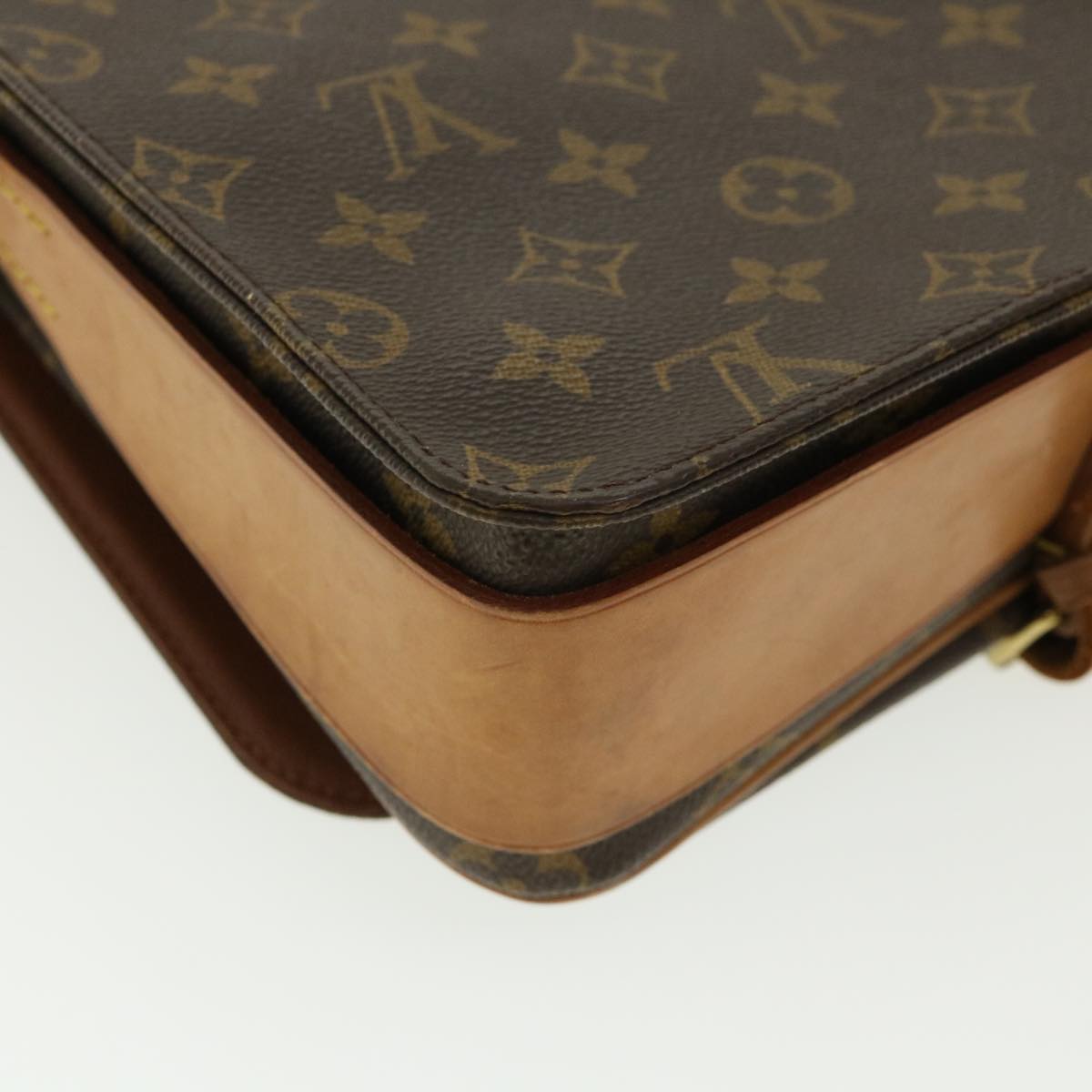 LOUIS VUITTON Monogram Cartouchiere GM Shoulder Bag M51252 LV 32723