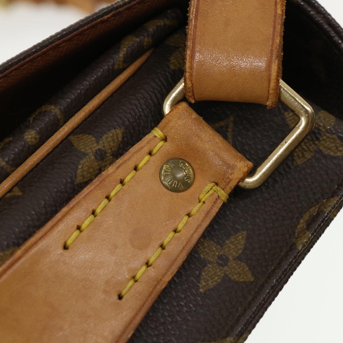 LOUIS VUITTON Monogram Cartouchiere GM Shoulder Bag M51252 LV 32723