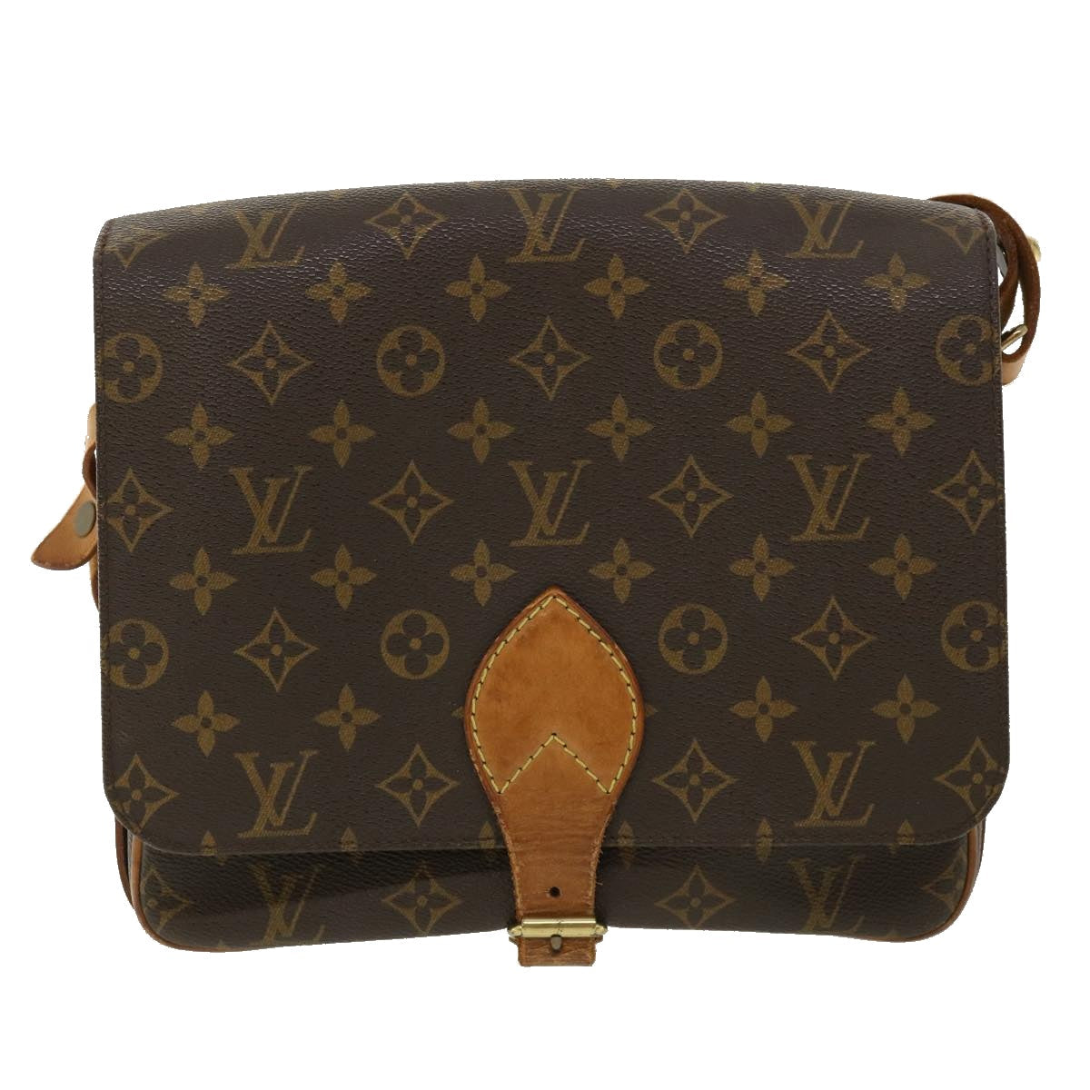 LOUIS VUITTON Monogram Cartouchiere GM Shoulder Bag M51252 LV 32723