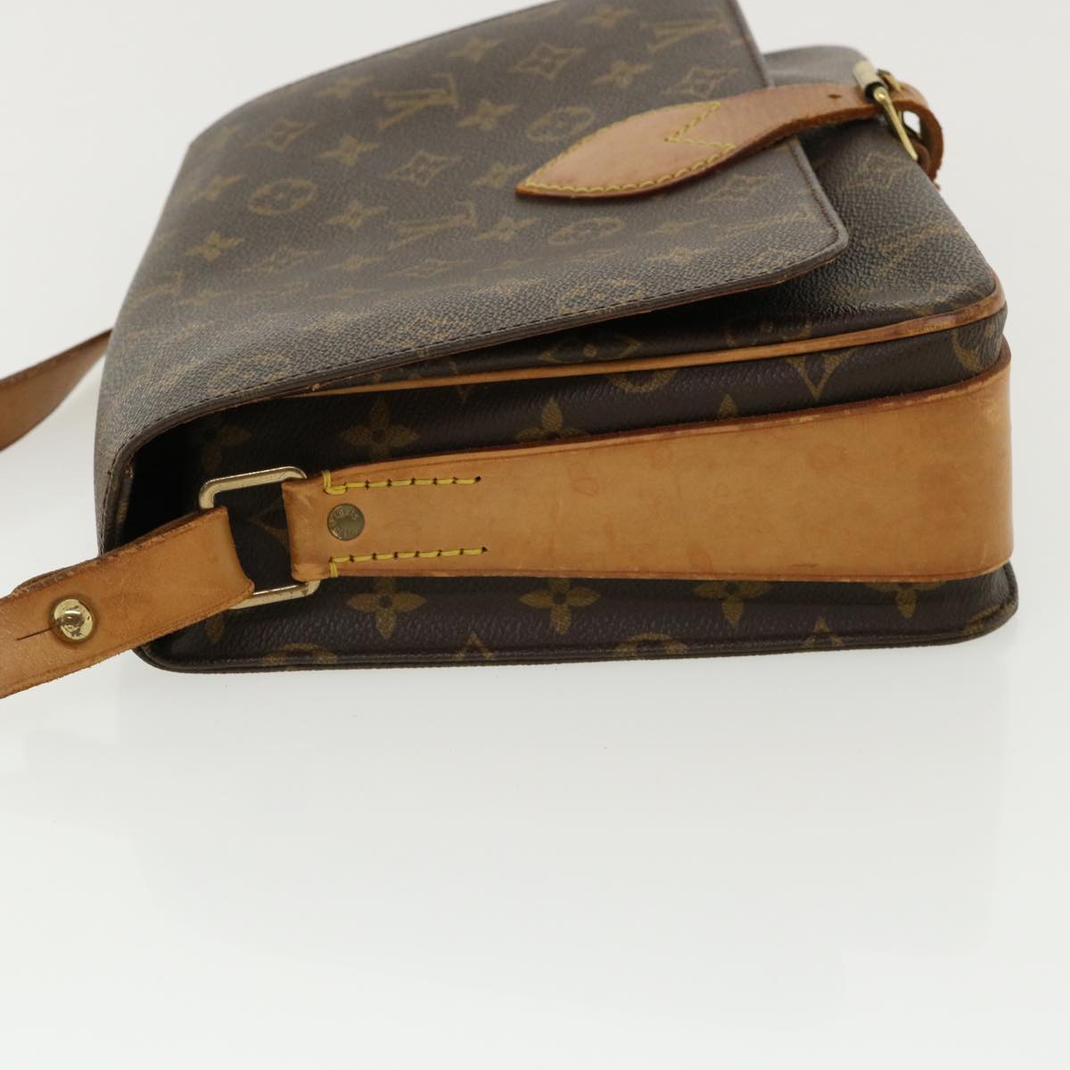 LOUIS VUITTON Monogram Cartouchiere GM Shoulder Bag M51252 LV 32723