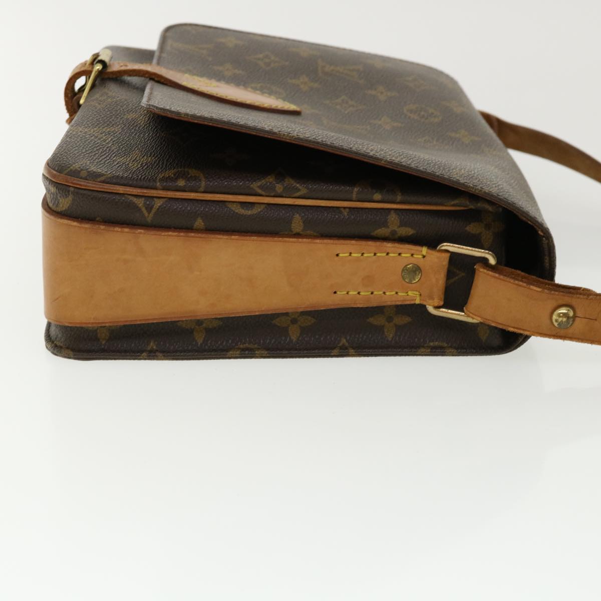 LOUIS VUITTON Monogram Cartouchiere GM Shoulder Bag M51252 LV 32723