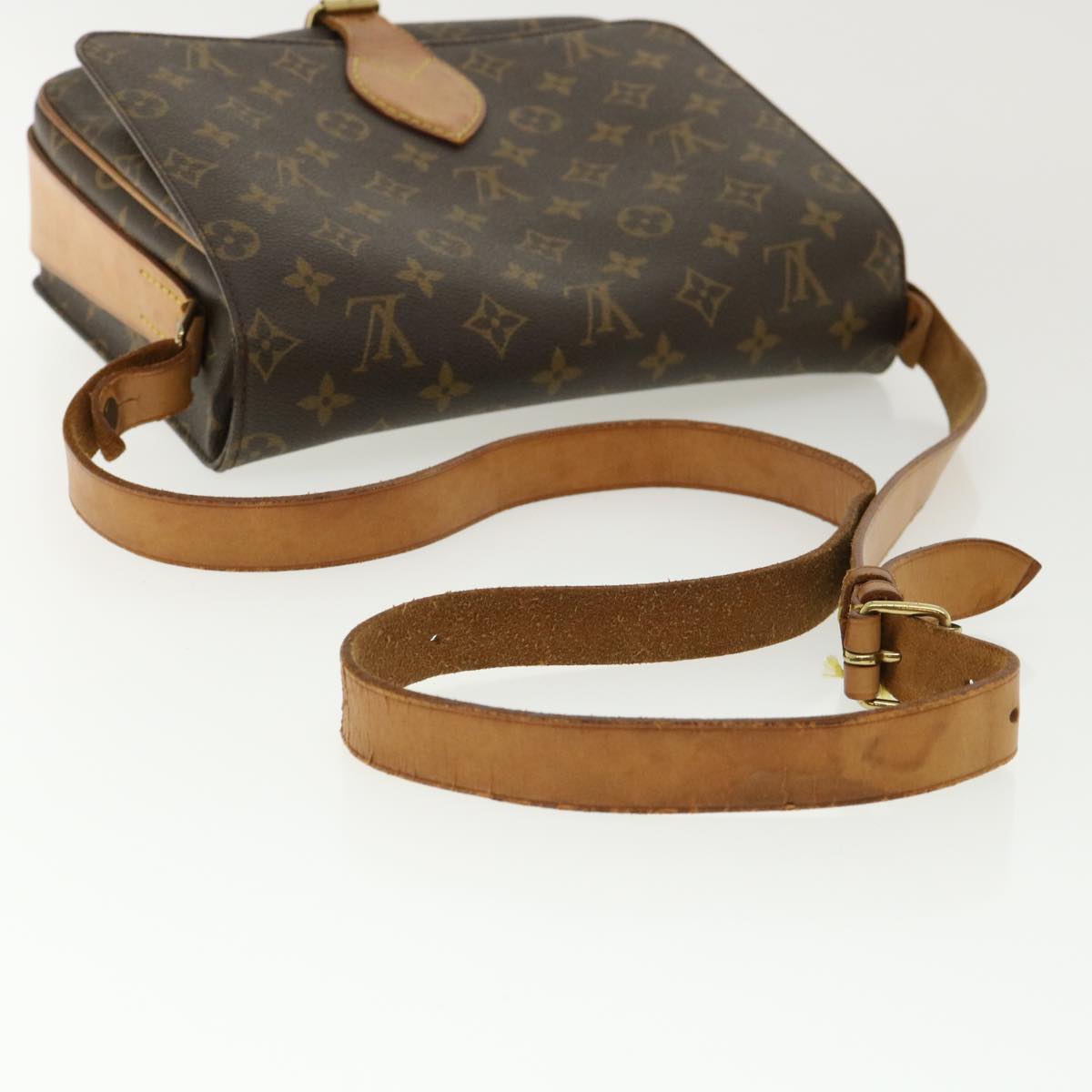 LOUIS VUITTON Monogram Cartouchiere GM Shoulder Bag M51252 LV 32723