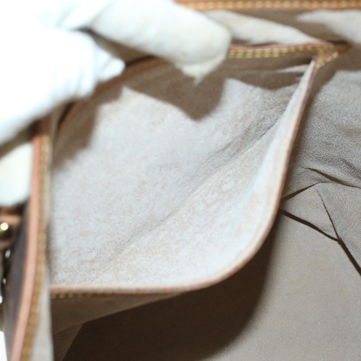 LOUIS VUITTON Monogram Bucket GM Shoulder Bag M42236 LV 32734