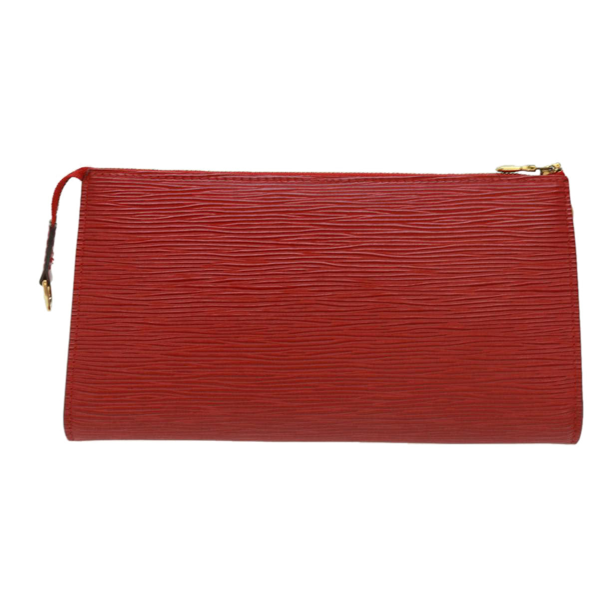 LOUIS VUITTON Epi Pochette Accessoires Pouch Red M52987 LV 32805
