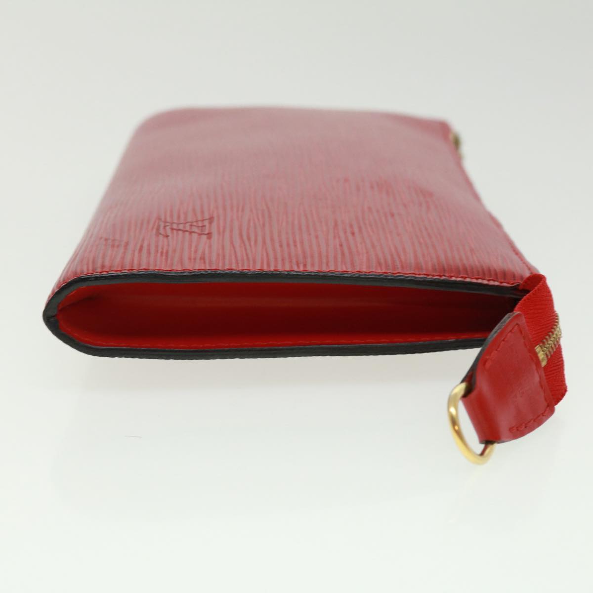LOUIS VUITTON Epi Pochette Accessoires Pouch Red M52987 LV 32805