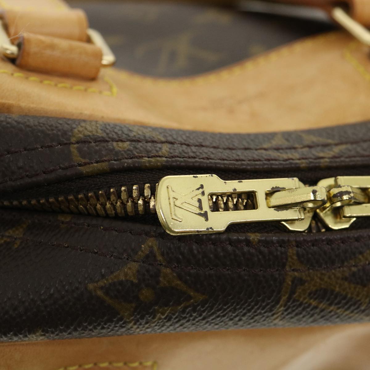 LOUIS VUITTON Monogram Excursion Hand Bag M41450 LV 32902